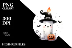 Cute Funny Halloween Clipart, Transparent PNG Product Image 2