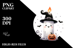Cute Funny Halloween Clipart, Transparent PNG Product Image 2