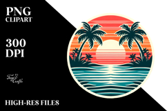 Retro Island Sunset Tshirt, 20 oz Tumbler Product Image 2