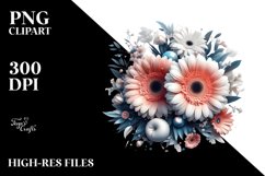 Glossy Gerbera Clipart Product Image 1