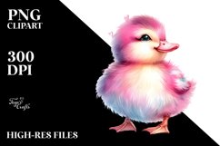 Colorful Baby Duck on Carousel, PNG Product Image 2