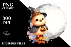 Cute Baby Chicken on Star PNG Product Image 3