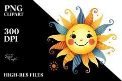 Whimsical Sun PNG Product Image 2