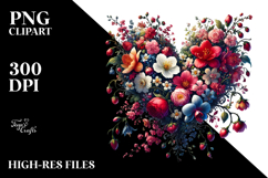 Digital Painting Spring Heart PNG Product Image 2