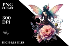 Gothic Fairy Flower PNG Product Image 2