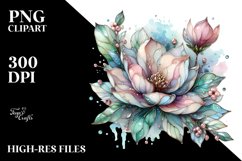 Glossy Wooden Magnolia PNG Product Image 3