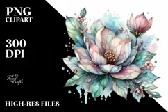 Glossy Wooden Magnolia PNG Product Image 3