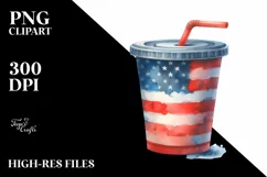 Watercolor Vintage Plastic Cup with Flowers | Sublimation Product Image 1