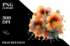 Golden Nasturtium, Transparent PNG Product Image 2