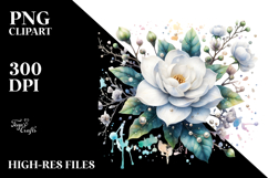 Gardenia Flower, Transparent PNG Product Image 2