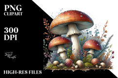 Detailed Mushroom, Transparent PNG Product Image 2