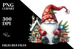 Detailed Christmas Gnome PNG Product Image 3