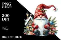Detailed Christmas Gnome PNG Product Image 3