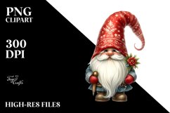 Detailed Christmas Gnome PNG Product Image 3