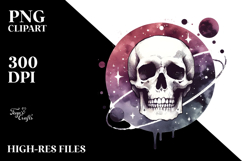 Washed Skull Image, Digital Painting Product Image 2
