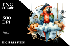 Parrot on Half Moon, Transparent PNG Product Image 2