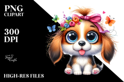Cute Beagle Cartoon PNG Product Image 2