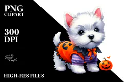 Cool Baby West Highland White Terrier, Transparent PNG Product Image 2