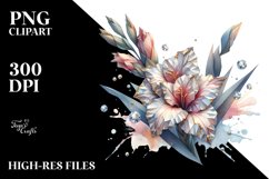 Watercolor Material Gladiolus Golden Diamond Product Image 1