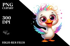 Crazy Small Baby Swan Clipart Product Image 1