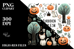 Forbidden Forest Watercolor PNG Product Image 2