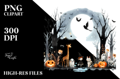 Simple Halloween Forbidden Forest, Transparent PNG Product Image 2