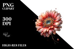 Abstract Gerbera Clipart Product Image 1