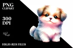 Cute Baby Dog Halloween Clipart Product Image 1