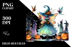 Adorable Fairy for Halloween | Sublimation | Clipart Product Image 1
