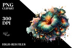 Glossy Nasturtium Golden Clipart Product Image 1