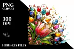 Watercolor Luxury Flower Splash Clipart Product Image 3