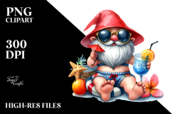 Whimsical Watercolor Gnome PNG Product Image 2