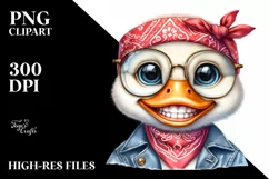 Baby Duck Goofy Eyes Clipart Product Image 1