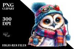 Vibrant Baby Owl Posing with Cool Haircut PNG Product Image 2