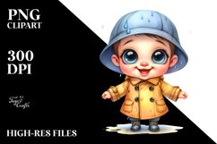 Baby Hat Raincoat Happy | Sublimation | Clipart Product Image 1