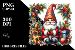 Vibrant Christmas Gnome PNG Product Image 2