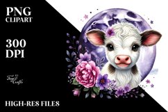 Monkey with Floral Ornament, Transparent PNG Product Image 2