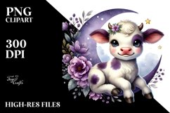 Monkey with Floral Ornament, Transparent PNG Product Image 2