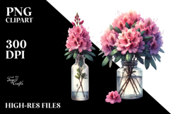 Colorful Bottle Rhododendron Clipart Product Image 2