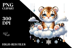 Tiger with Big Eyes PNG Product Image 2