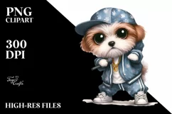 Hip Hop Havanese | Summer Clipart Product Image 3