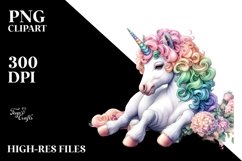 Colorful Cow with Baroque Garden PNG Product Image 3