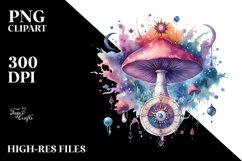 Vibrant Magical Celestial Mushroom Tarot Product Image 2