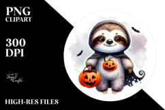 Cute Baby Sloth PNG Product Image 2