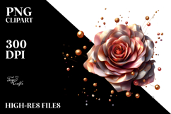 Glossy Rose in PNG Product Image 2