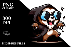 Cute Reaper with Sunglasses PNG Product Image 2