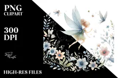 Washed Whimsical Fairy, Transparent PNG Product Image 2