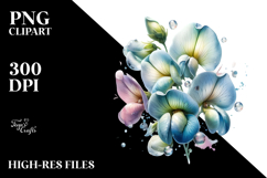 Sweet Pea with Metallic PNG Product Image 2