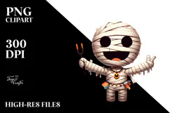 Simple Mummy Digital Painting PNG Product Image 2