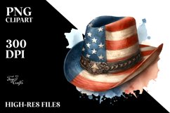Vintage Hat USA Flag Colors Product Image 1